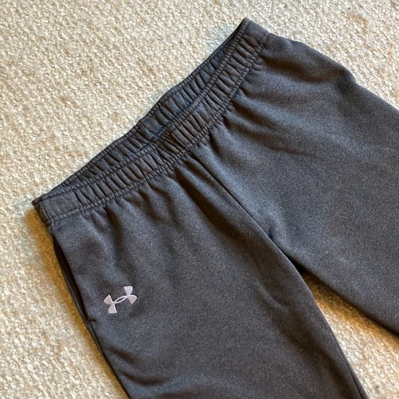 ⚽️ UNDER ARMOUR WOMENS XS GREY STORM GEAR SWEATPANTS - Picture 2 of 10